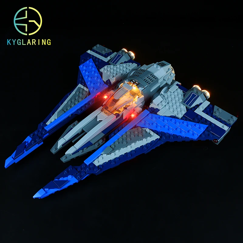 Набор светодиодного освещения Kyglaring, игрушки «сделай сам» для 75316 года, Звездный истребитель Мандалора (конструкторы в комплект не входят)
Набор светодиодного освещения Kyglaring, игрушки «сделай сам» для 75316 года, Звездный истребитель Мандалора (конструкторы в комплект не входят)