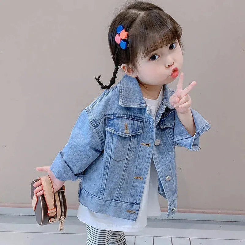 New Children Denim Jackets Trench Jean sequins Jackets Girls Kids clothing baby coat Casual outerwear Spring Autumn 3-9 year
New Children Denim Jackets Trench Jean sequins Jackets Girls Kids clothing baby coat Casual outerwear Spring Autumn 3-9 year