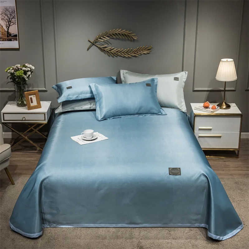 2021 Newest Products Pure Color Embroidered ice Silk Mat Bed Cover fitted sheet Pillowcases 3 pcs Luxury Bedding Light Blue
2021 Newest Products Pure Color Embroidered ice Silk Mat Bed Cover fitted sheet Pillowcases 3 pcs Luxury Bedding Light Blue