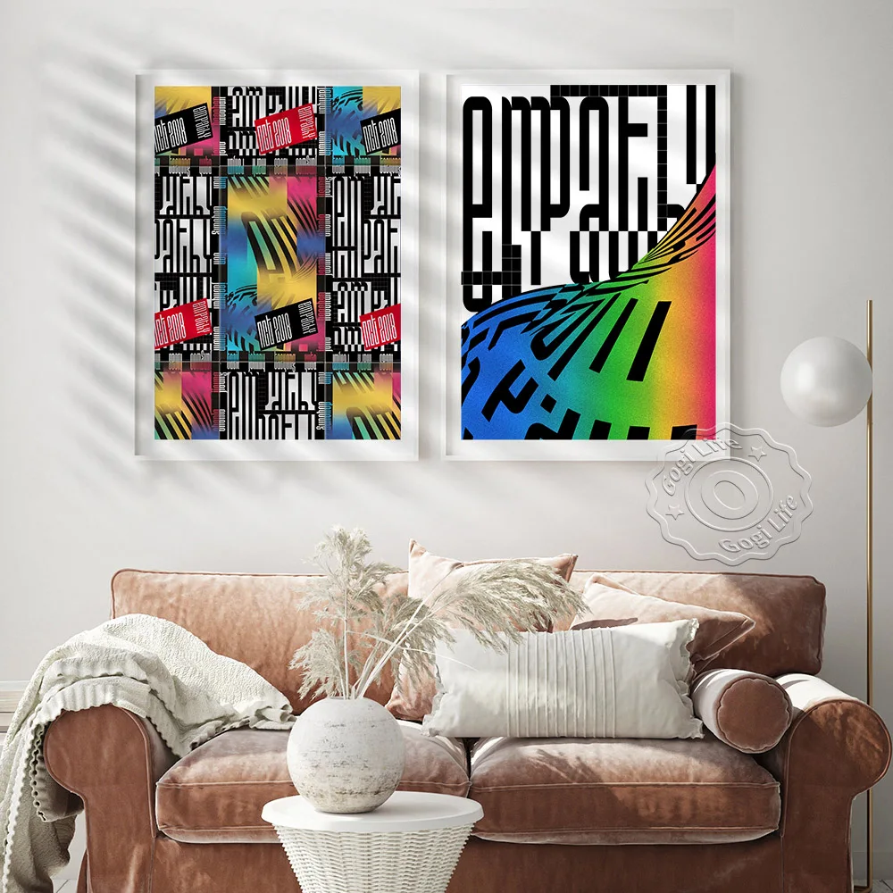 Abstract Vintage Art Text Art Poster, The Rainbow Canvas Painting Wall Picture, Bar Pub Club Wall Prints, Hip-Hop Style Mural
Abstract Vintage Art Text Art Poster, The Rainbow Canvas Painting Wall Picture, Bar Pub Club Wall Prints, Hip-Hop Style Mural