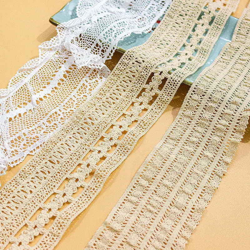 Cotton Ruffled Lace Trim 5 Yard White Beige Elasitc Stretchy Ribbon Tapes Dress Top Clothing Sewing Fabric 2.5-3.8" Wide M4F142
Cotton Ruffled Lace Trim 5 Yard White Beige Elasitc Stretchy Ribbon Tapes Dress Top Clothing Sewing Fabric 2.5-3.8" Wide M4F142