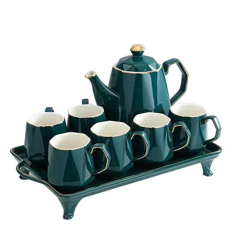 Ceramic Coffee Tea Set European luxury ceramic coffee cup set Afternoon Tea Pot Tray Set Home Kitchen Decoration
Ceramic Coffee Tea Set European luxury ceramic coffee cup set Afternoon Tea Pot Tray Set Home Kitchen Decoration