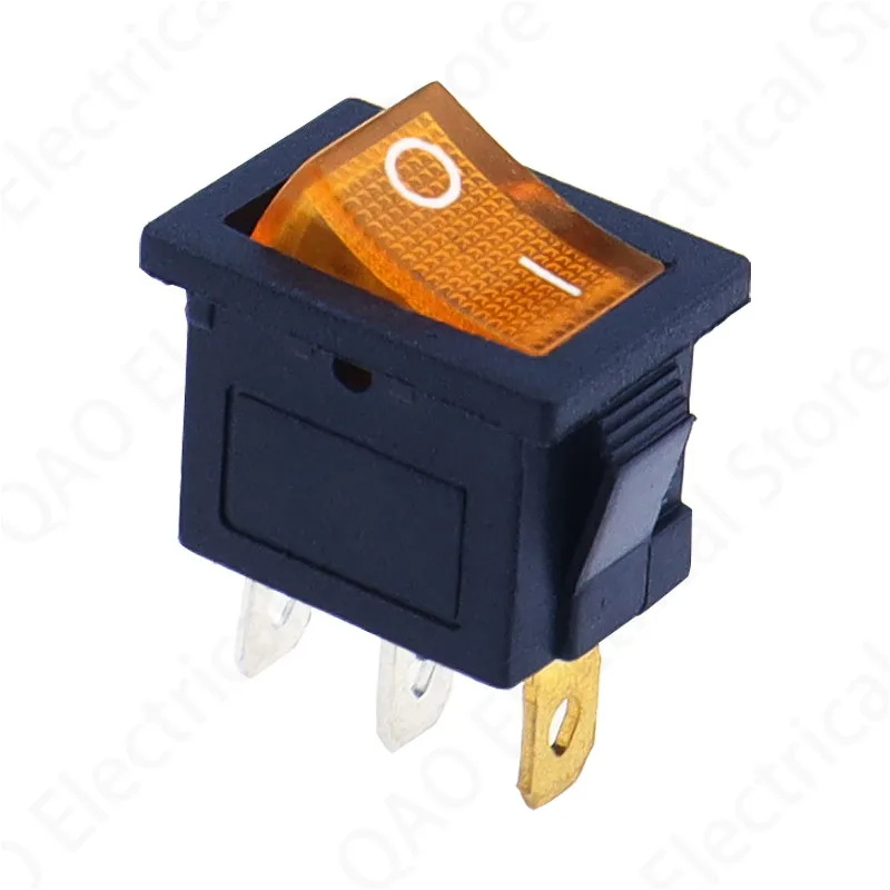 5pcs Yellow 3pin illuminated LED Rectangle Rocker Switch Car Dash Automotive 6A 250V/10A 125V
5pcs Yellow 3pin illuminated LED Rectangle Rocker Switch Car Dash Automotive 6A 250V/10A 125V