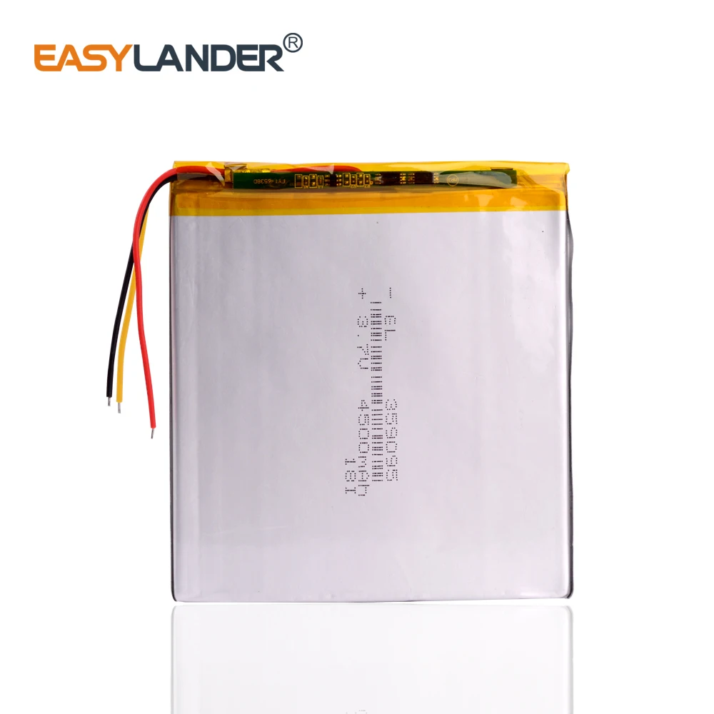 3 линии 3,7 V 4500mah батарея для планшета gm литий-полимерная батарея 359095 литий-ионная батарея для MP3 MP4
3 линии 3,7 V 4500mah батарея для планшета gm литий-полимерная батарея 359095 литий-ионная батарея для MP3 MP4