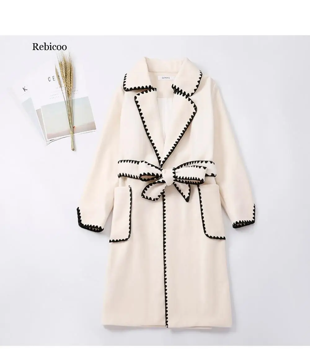 Autumn And Winter New Casual Fashion Women Jacket Loose Plus Long Sleeves Lapel Trench Double-breasted Decoration Coat
Autumn And Winter New Casual Fashion Women Jacket Loose Plus Long Sleeves Lapel Trench Double-breasted Decoration Coat