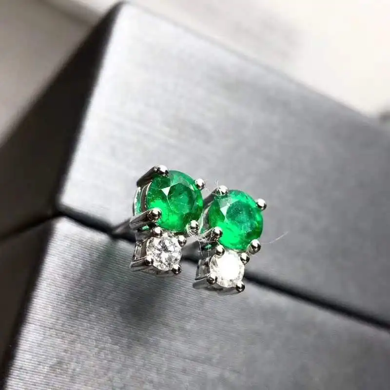 Natural And Real Emerald Silver Earrings, 925 Sterling Silver Fine Elegant Jewelry for Women Earring
Natural And Real Emerald Silver Earrings, 925 Sterling Silver Fine Elegant Jewelry for Women Earring