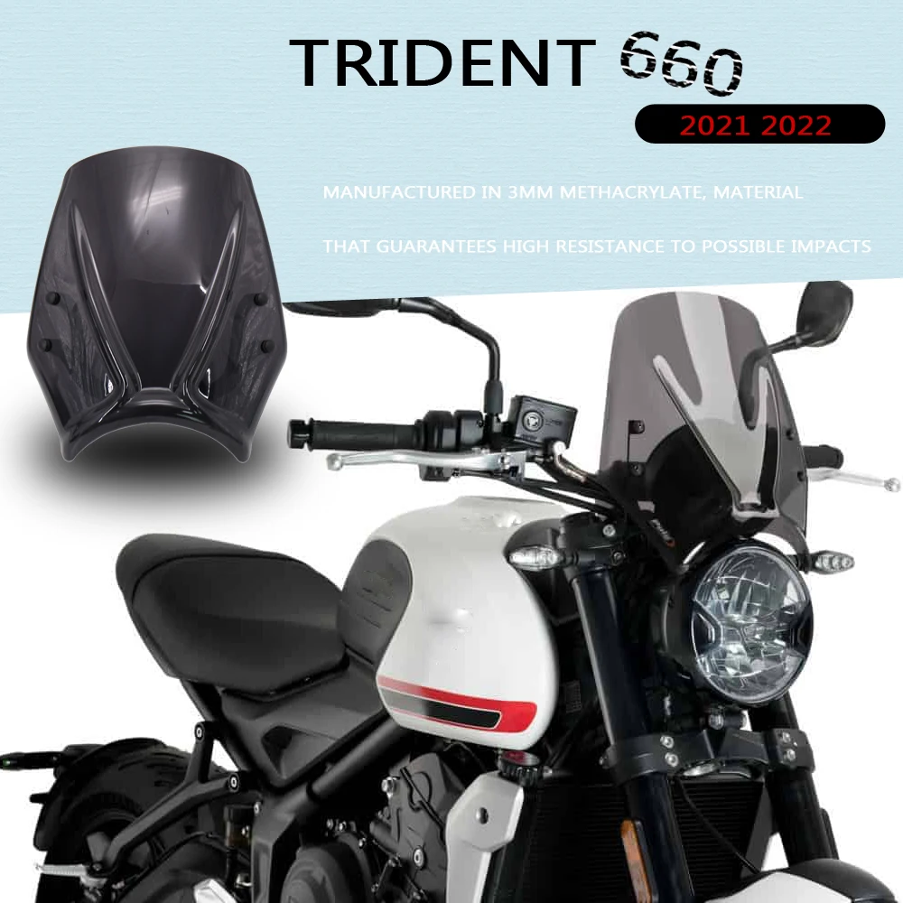 Подходит для TRIDENT Trident 660, новое лобовое стекло мотоцикла для Trident 660, аксессуары, перегородка для лобового стекла, дефлекторы ветра 2021 2022
Подходит для TRIDENT Trident 660, новое лобовое стекло мотоцикла для Trident 660, аксессуары, перегородка для лобового стекла, дефлекторы ветра 2021 2022