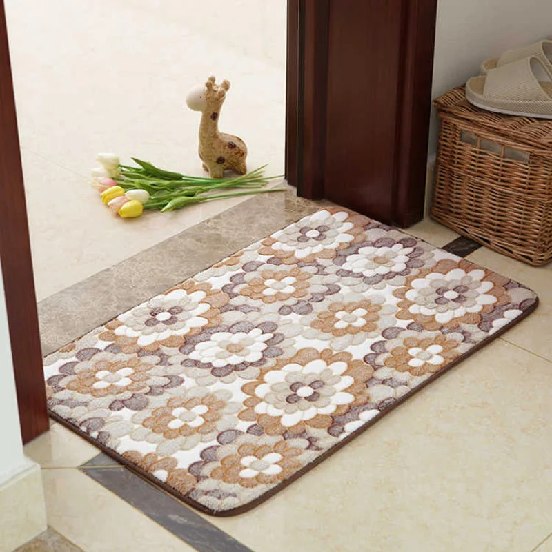 Coral Suede Bath Mat Sponge Rug For Toilet Pvc Grid Non-Slip Mat Pastorable Floral Carpet Abrasion Dirt Resistance Bathroom Acce
Coral Suede Bath Mat Sponge Rug For Toilet Pvc Grid Non-Slip Mat Pastorable Floral Carpet Abrasion Dirt Resistance Bathroom Acce