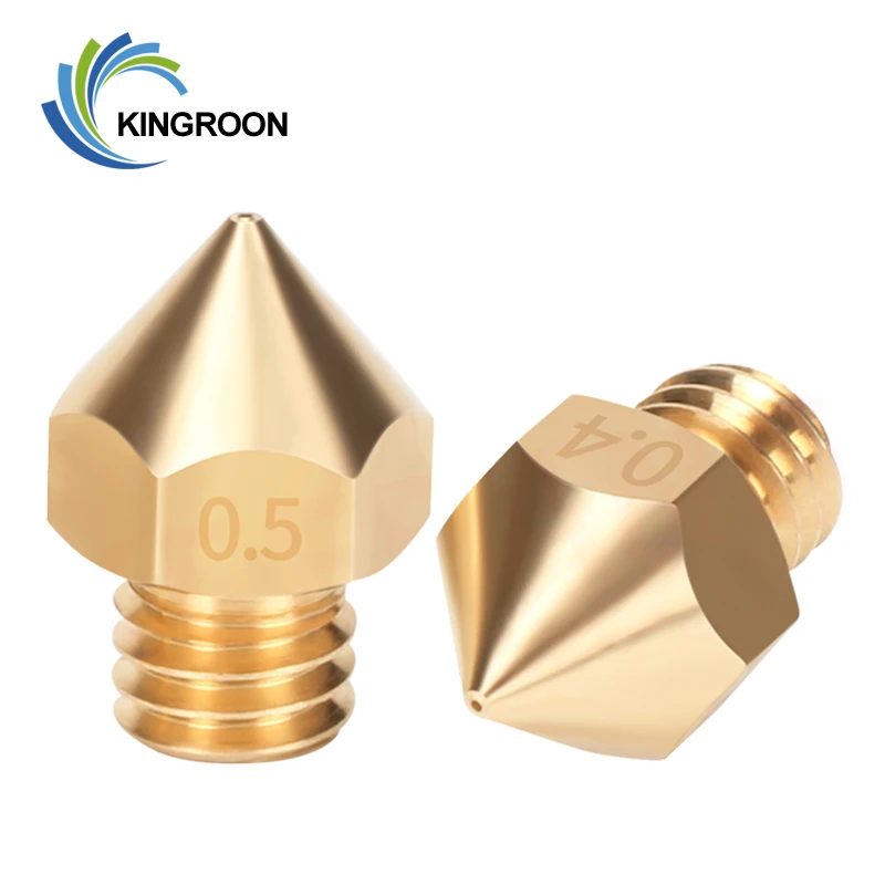 KINGROON 5 шт. 0,4 мм 0,3 мм 0,2 мм MK8 сопло для экструдера волокна 1,75 мм детали для 3D принтера Резьбовая Печатная головка Экструзионная деталь
KINGROON 5 шт. 0,4 мм 0,3 мм 0,2 мм MK8 сопло для экструдера волокна 1,75 мм детали для 3D принтера Резьбовая Печатная головка Экструзионная деталь