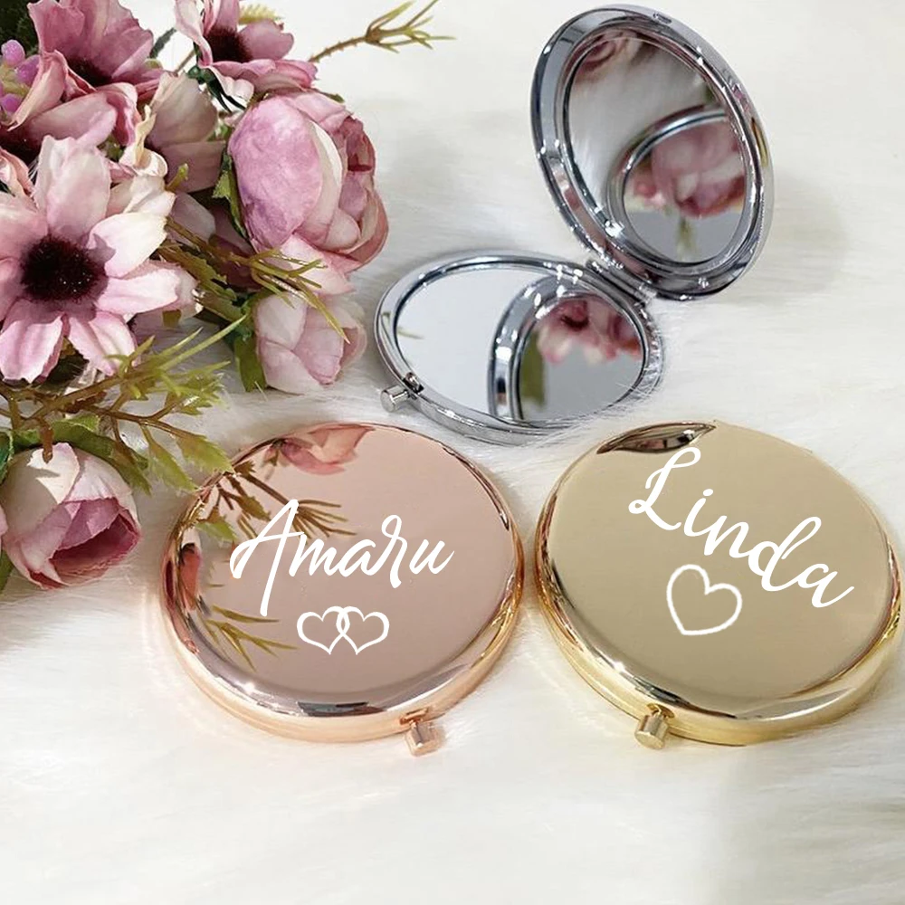 Personalized Compact Makeup Mirror, Double-Sided Folding Metal, Wedding Gift Box, Bridesmaid Makeup Mirror, Christmas Gifts
Personalized Compact Makeup Mirror, Double-Sided Folding Metal, Wedding Gift Box, Bridesmaid Makeup Mirror, Christmas Gifts