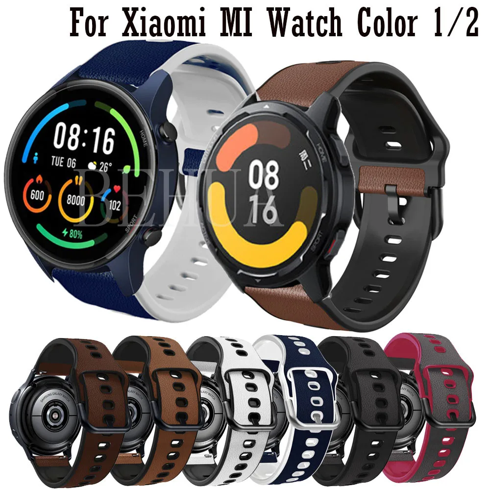 Ремешок для часов Xiaomi MI Watch Color 2, кожаный браслет для смарт-часов Haylou RT LS05S / RS3 LS04, 22 мм
Ремешок для часов Xiaomi MI Watch Color 2, кожаный браслет для смарт-часов Haylou RT LS05S / RS3 LS04, 22 мм