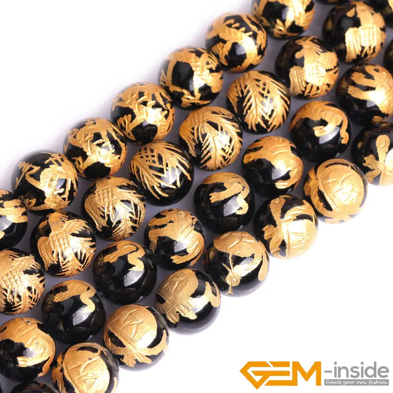 Natural Black Agates Carved Dragon Turtle Tiger Phoenix Round Accessorries Loose Spacer Beads For Jewelry Making Strand 15 Inch
Natural Black Agates Carved Dragon Turtle Tiger Phoenix Round Accessorries Loose Spacer Beads For Jewelry Making Strand 15 Inch