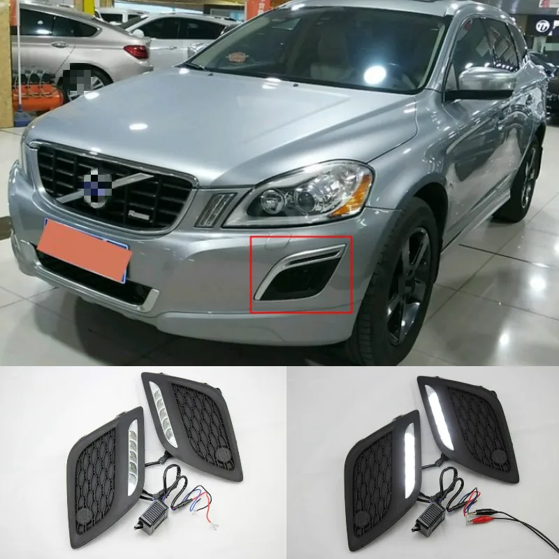 1 Pair Car Daytime Running Light Single Color LED Daylight Fog Lamp Cover Fit for Volvo XC60 2009 2010 2011 2012 2013
1 Pair Car Daytime Running Light Single Color LED Daylight Fog Lamp Cover Fit for Volvo XC60 2009 2010 2011 2012 2013