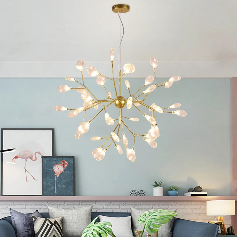 Tree leaves chandelier Black and rose gold Body Color chandelier Living room Bedroom Kitchen island modern glass chandelier
Tree leaves chandelier Black and rose gold Body Color chandelier Living room Bedroom Kitchen island modern glass chandelier