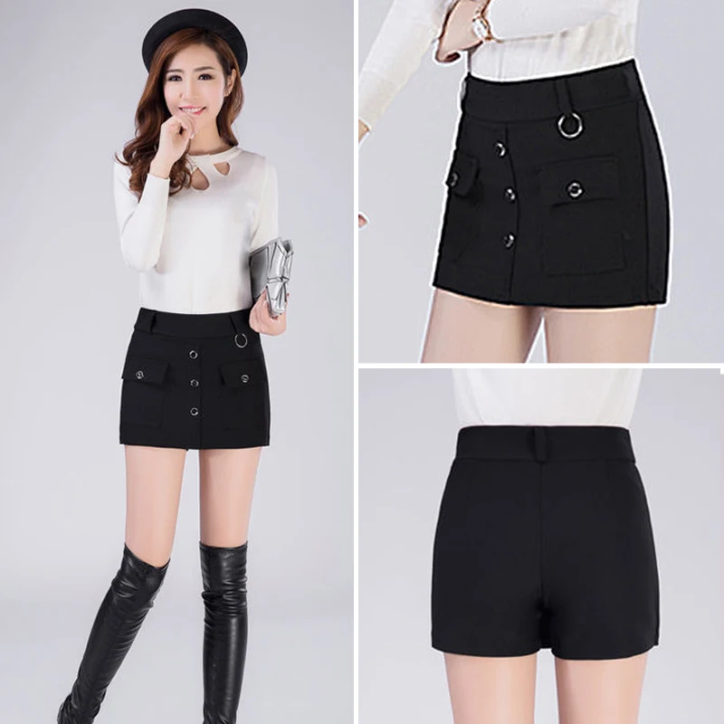 2020 new Korean casual all-match slim culottes wearing autumn oversize shorts skirt
2020 new Korean casual all-match slim culottes wearing autumn oversize shorts skirt