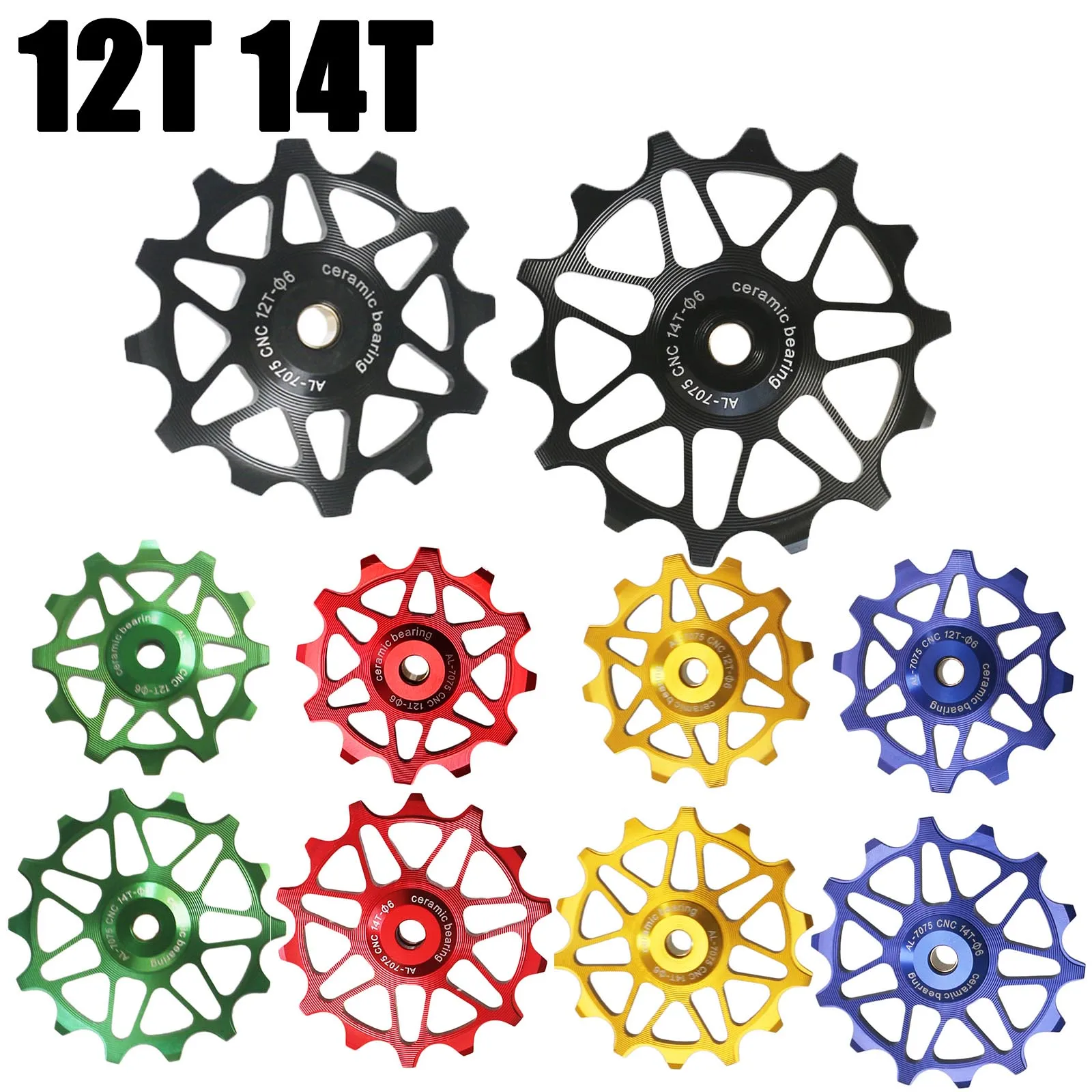 2pcs 12T 14T Bike Ceramic Bearing Rear Derailleur Pulley Guide Roller Idler For SHIMANO SRAM DEORE GX Jockey Wheel Bicycle Parts
2pcs 12T 14T Bike Ceramic Bearing Rear Derailleur Pulley Guide Roller Idler For SHIMANO SRAM DEORE GX Jockey Wheel Bicycle Parts