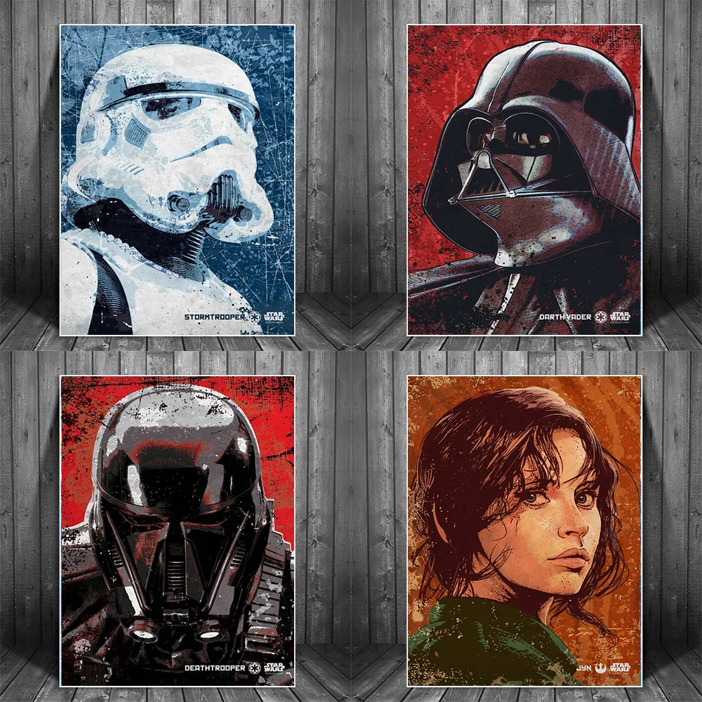 Disney Rogue One: A Story Retro Wall Art Posters and Prints Vader Portrait Paintings on the Wall Pictures Home Decor
Disney Rogue One: A Story Retro Wall Art Posters and Prints Vader Portrait Paintings on the Wall Pictures Home Decor