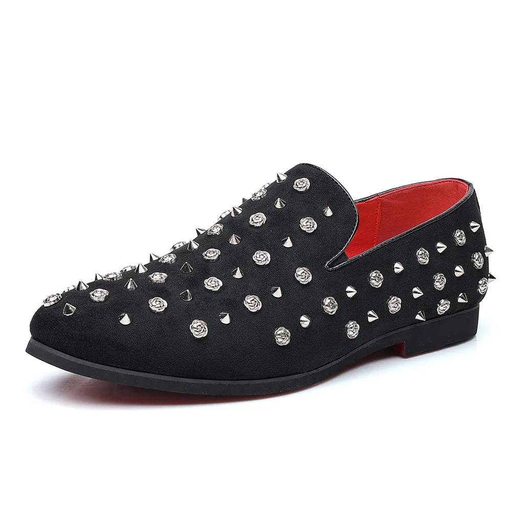 Men's Dress Leather Shoes Men The new Autumn Luxury Rivet Footwear Nightclub Party Male Shoes Moccasins Loafers Casual Shoes
Men's Dress Leather Shoes Men The new Autumn Luxury Rivet Footwear Nightclub Party Male Shoes Moccasins Loafers Casual Shoes
