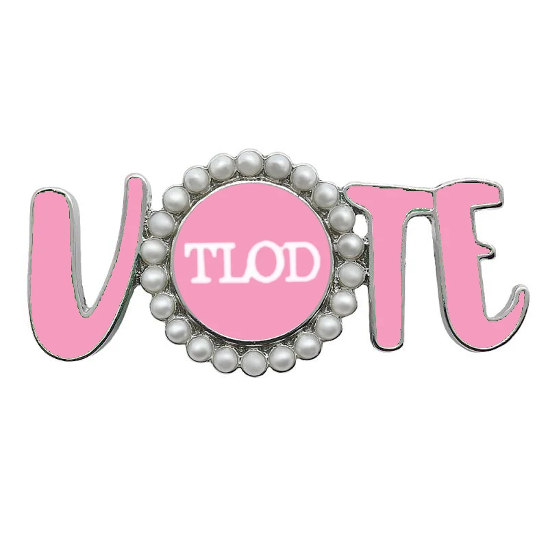 Enamel Sticker Greek Social Sorority Letters Tlod NCNW OES Vote Brooches Pin Jewelry For Gifts
Enamel Sticker Greek Social Sorority Letters Tlod NCNW OES Vote Brooches Pin Jewelry For Gifts