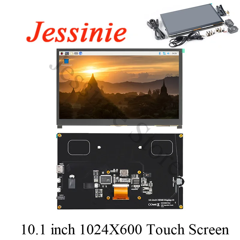 10,1-дюймовый HDMI-совместимый модуль ЖК-дисплея 10,1-дюймовый емкостный сенсорный экран 1024X600 IPS HD Угол обзора Raspberry Pi B 3B +/4B
10,1-дюймовый HDMI-совместимый модуль ЖК-дисплея 10,1-дюймовый емкостный сенсорный экран 1024X600 IPS HD Угол обзора Raspberry Pi B 3B +/4B