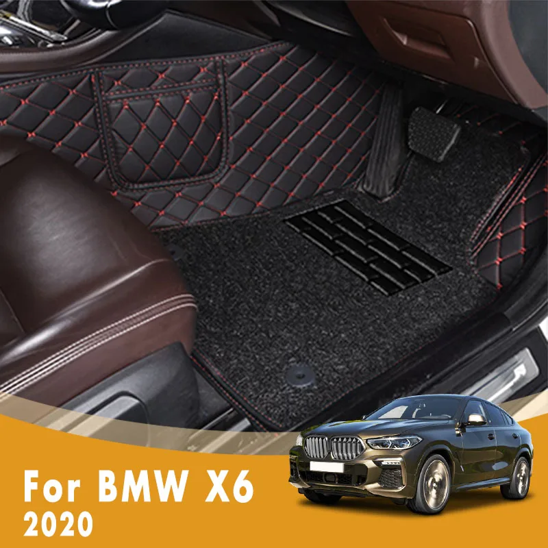 RHD Car Floor Mats For BMW X6 2020 Luxury Double Layer Wire Loop Foot Pads Car Interior Accessories Front And Rear Carpets Cover
RHD Car Floor Mats For BMW X6 2020 Luxury Double Layer Wire Loop Foot Pads Car Interior Accessories Front And Rear Carpets Cover