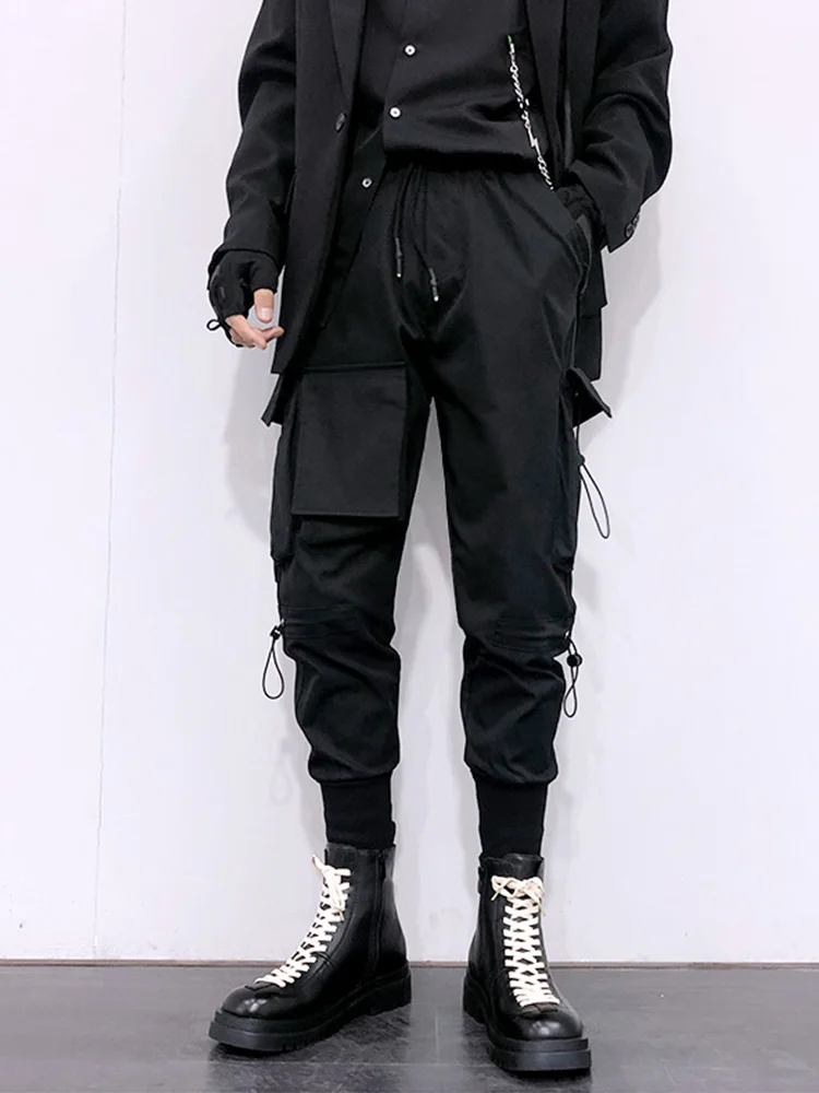 Free Shipping New Overalls Men's Trendy Brand Trousers Multi-pocket Function Tie Feet Casual Black All-match Tend Harem Pants
Free Shipping New Overalls Men's Trendy Brand Trousers Multi-pocket Function Tie Feet Casual Black All-match Tend Harem Pants