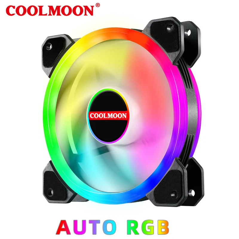 Coolmoon GUANGMANG чехол вентилятор 12 см двойная апертура Аврора Автоматическая меняющая цвет беззвучный Настольный RGB вентилятор
Coolmoon GUANGMANG чехол вентилятор 12 см двойная апертура Аврора Автоматическая меняющая цвет беззвучный Настольный RGB вентилятор