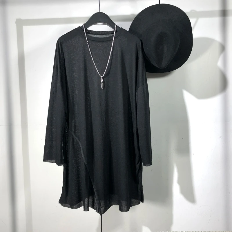 Men's Long-Sleeve T-Shirt Spring And Summer New Dark Round Neck Thin Personality Stitching Design Seven-Point Sleeve T-Shirt
Men's Long-Sleeve T-Shirt Spring And Summer New Dark Round Neck Thin Personality Stitching Design Seven-Point Sleeve T-Shirt