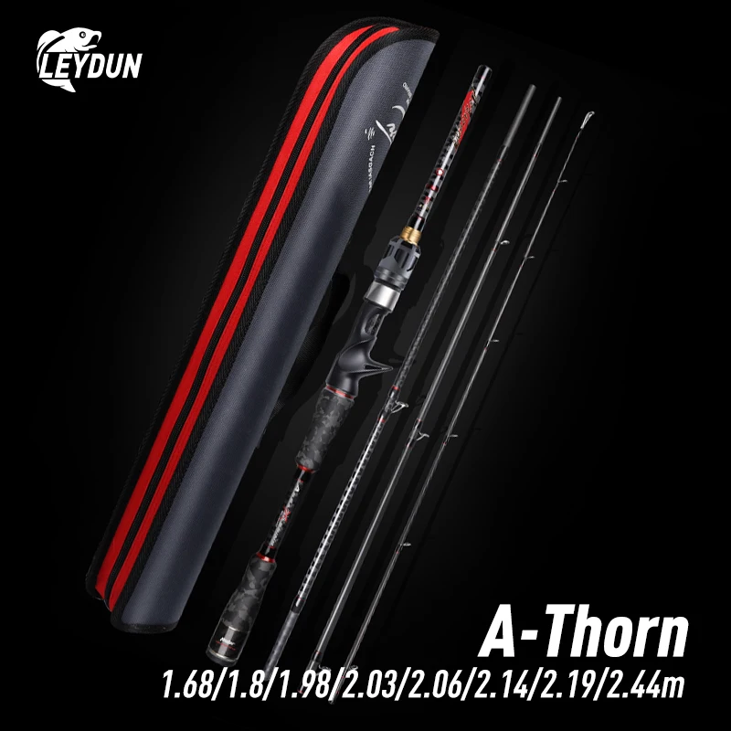 LEYDUN A-THORN Spinning 4 Section Fishing Rods High Quality Guide Ring FUJI Reel Seat Multi-section Casting Travel Feeder Rods
LEYDUN A-THORN Spinning 4 Section Fishing Rods High Quality Guide Ring FUJI Reel Seat Multi-section Casting Travel Feeder Rods