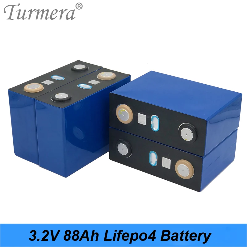 Turmera 3.2V 88Ah Lifepo4 Rechargeable Battery Lithium Iron Phosphate Cell to Solar System or 12V 24V Uninterrupted Power Supply
Turmera 3.2V 88Ah Lifepo4 Rechargeable Battery Lithium Iron Phosphate Cell to Solar System or 12V 24V Uninterrupted Power Supply
