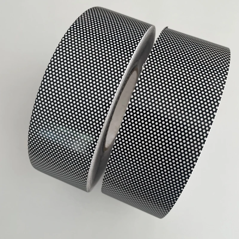 5cm width One-Way Perforated Black Vinyl Privacy Window Film Adhesive Glass Wrap Roll
5cm width One-Way Perforated Black Vinyl Privacy Window Film Adhesive Glass Wrap Roll