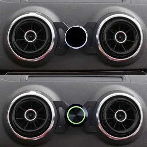 Support de téléphone portable rotatif résistant à 360 °, accessoires GPS, adapté pour Audi A3, S3, 8V, support de téléphone de voiture, trou d'accès