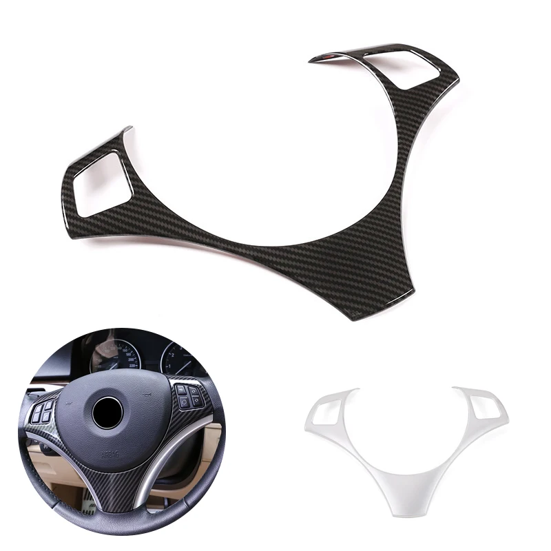 For BMW 1 3 Series E90 E92 E93 E82 E87 X1 E84 Car Interior Steering Wheel Panel Switch Button Carbon Fiber Texture Cover Decor
For BMW 1 3 Series E90 E92 E93 E82 E87 X1 E84 Car Interior Steering Wheel Panel Switch Button Carbon Fiber Texture Cover Decor