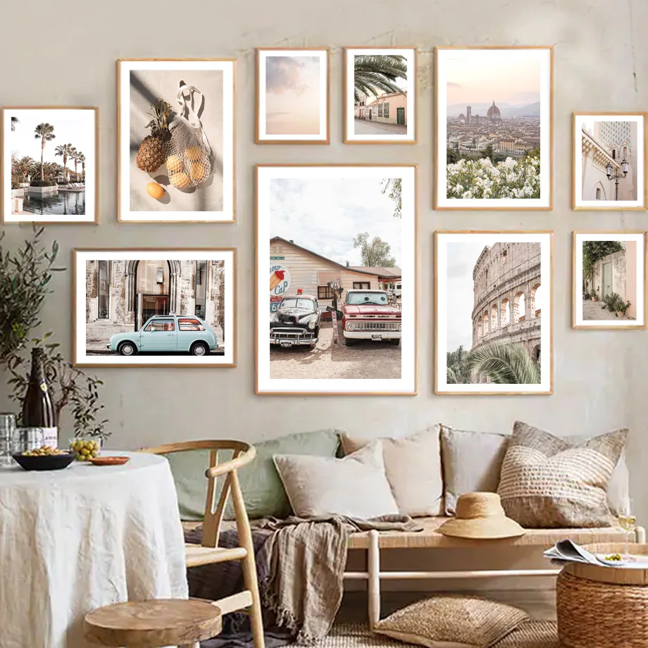 Rome Italy Poster Colosseum Palm Leaf Retro Car Coconut Tree Door Wall Art Print Canvas Painting Decor Pictures For Living Room
Rome Italy Poster Colosseum Palm Leaf Retro Car Coconut Tree Door Wall Art Print Canvas Painting Decor Pictures For Living Room