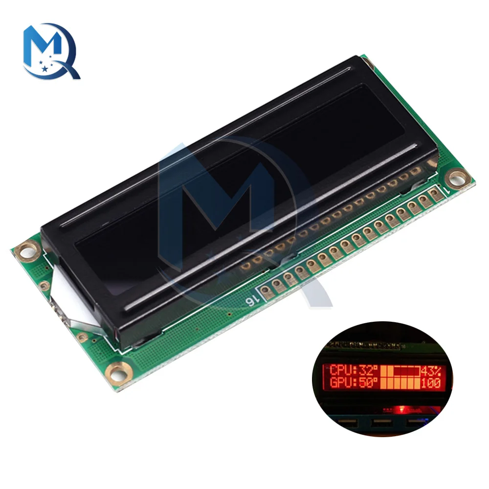 Модуль ЖК-дисплея SPLC44780C/EQV для Arduino, 16 х2 символов, 5 В, красный экран, 1602A
Модуль ЖК-дисплея SPLC44780C/EQV для Arduino, 16 х2 символов, 5 В, красный экран, 1602A