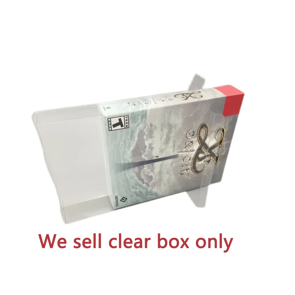 10 PCS Transparent PET Display box Storage Case for Switch Shell for YS Origin for LRG Game Protective box Limited US Edition
10 PCS Transparent PET Display box Storage Case for Switch Shell for YS Origin for LRG Game Protective box Limited US Edition