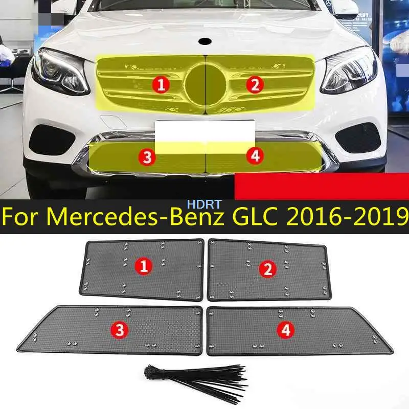 Автомобильные аксессуары для Mercedes-Benz GLC 2016 2017 2018 2019, передняя решетка для защиты от насекомых, пыли, мусора, внутренняя крышка
Автомобильные аксессуары для Mercedes-Benz GLC 2016 2017 2018 2019, передняя решетка для защиты от насекомых, пыли, мусора, внутренняя крышка