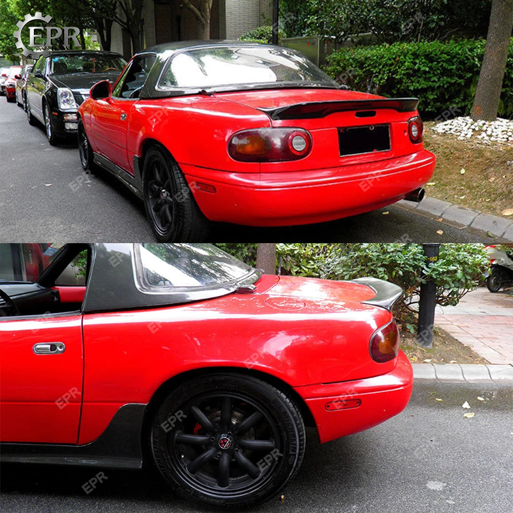 TR Style Ducktail Carbon Rear Spoiler For Mazda MX5 NA MK1 Miata Tuning Part Trim For MK1 Miata Carbon Fiber Trunk Wing Lip
TR Style Ducktail Carbon Rear Spoiler For Mazda MX5 NA MK1 Miata Tuning Part Trim For MK1 Miata Carbon Fiber Trunk Wing Lip