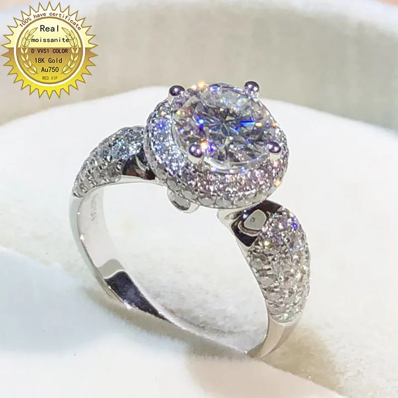 Твердые 18K Золотое кольцо 2ct D VVS Муассанит кольцо Обручение и свадебных торжеств для ювелирных изделий с сертификатом 081
Твердые 18K Золотое кольцо 2ct D VVS Муассанит кольцо Обручение и свадебных торжеств для ювелирных изделий с сертификатом 081