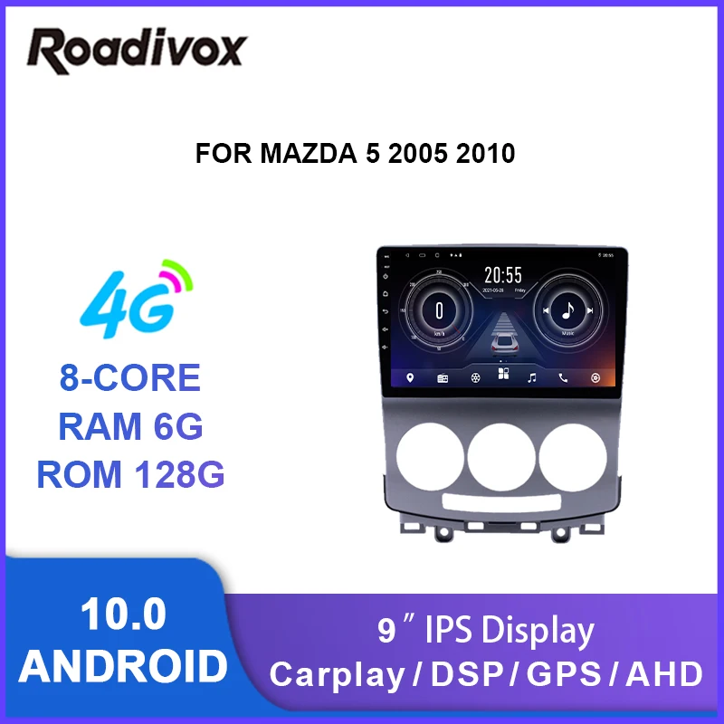 9 inch android 10.0 car radio video gps navigation player for MAZDA 5 2005 2010 multimedia autoradio stereo head unit
9 inch android 10.0 car radio video gps navigation player for MAZDA 5 2005 2010 multimedia autoradio stereo head unit