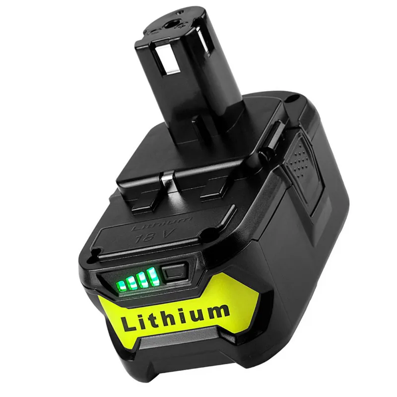 4.0Ah 5.0Ah P108 Rechargeable Li-ion Battery Replacement for Ryobi 18V Compatible with P102 P103 P104 P105 P107 P109 P190 P191
4.0Ah 5.0Ah P108 Rechargeable Li-ion Battery Replacement for Ryobi 18V Compatible with P102 P103 P104 P105 P107 P109 P190 P191