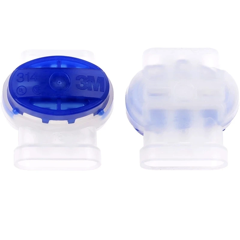 100 pcs Original 3M 314 Scotchlok Self-Stripping Moisture Resistant, Electrical Pigtail Connectors for 22-14AWG wires 0.65-1.63
100 pcs Original 3M 314 Scotchlok Self-Stripping Moisture Resistant, Electrical Pigtail Connectors for 22-14AWG wires 0.65-1.63