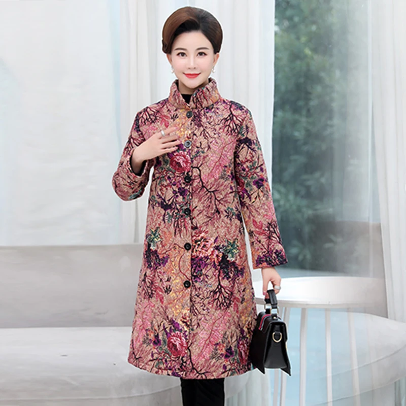 Spring Autum Women's Parka Coat Thin High Quality Warm Cotton Coats New Outwear Women Jackets Long Plus Size
Spring Autum Women's Parka Coat Thin High Quality Warm Cotton Coats New Outwear Women Jackets Long Plus Size
