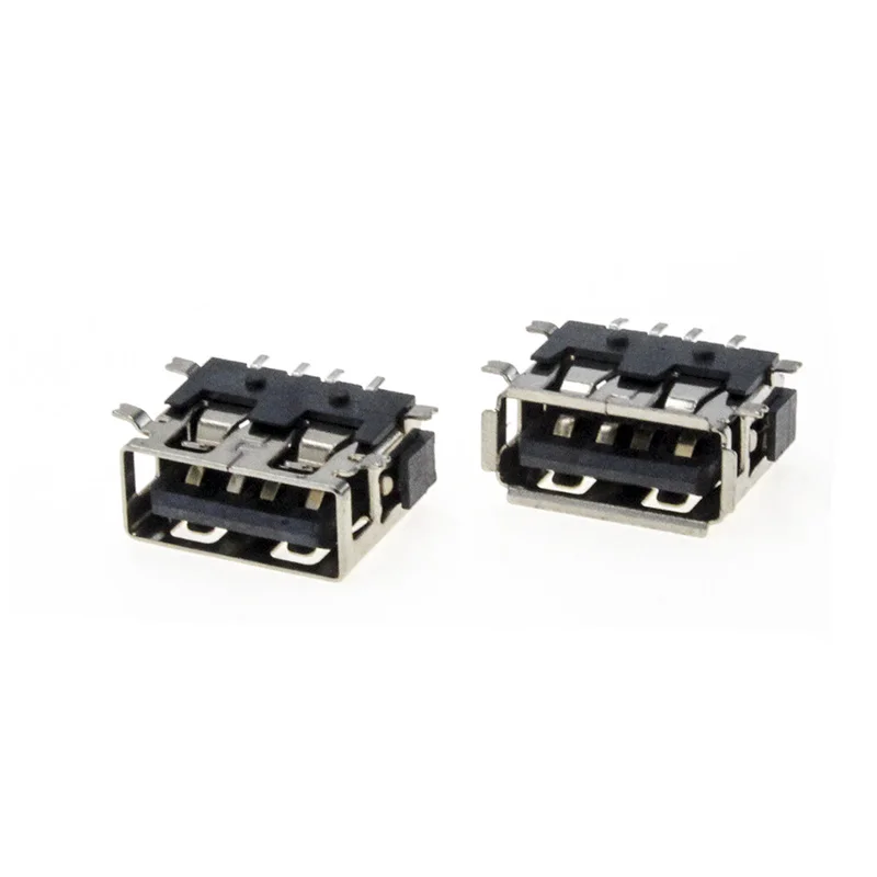 USB2.0 Type A 4 foot 4Pin 30V 1.5A Connector usb female socket SMT Flat Port Jack Tail Plug Electric Terminals DIY fix
USB2.0 Type A 4 foot 4Pin 30V 1.5A Connector usb female socket SMT Flat Port Jack Tail Plug Electric Terminals DIY fix