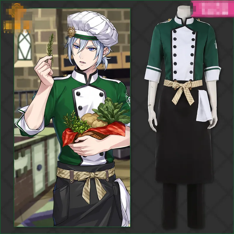 Twisted Wonderland NRC Chef Silver riddle cos Anime Set cosplay costume Customised
Twisted Wonderland NRC Chef Silver riddle cos Anime Set cosplay costume Customised