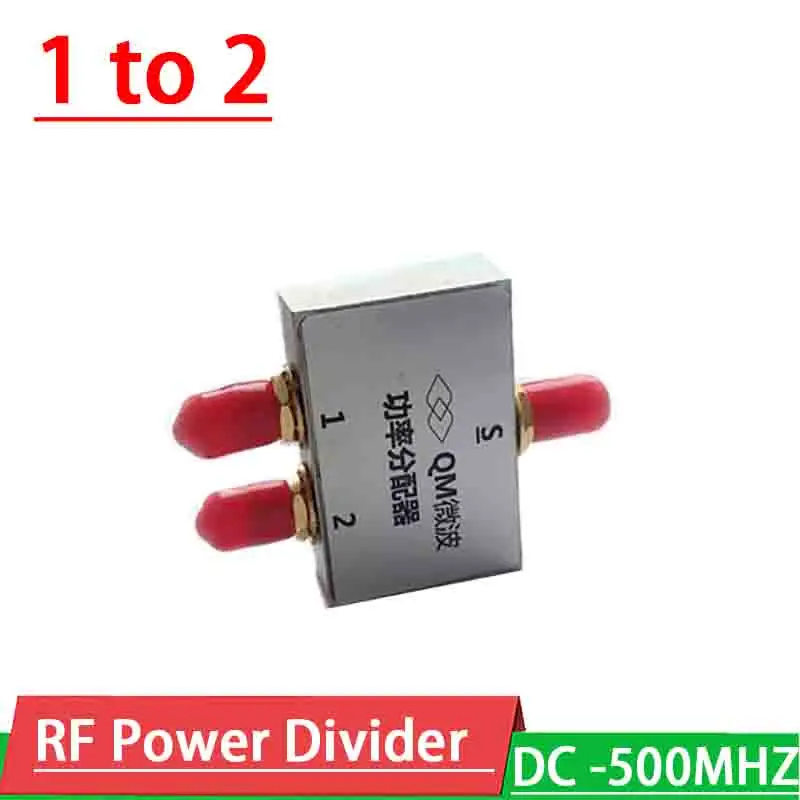 DC 500Mhz Power Divider RF power splitter 1 to 2 Power Divider Combiner f/ UHF 433Mhz transceiver Ham Radio amplifier
DC 500Mhz Power Divider RF power splitter 1 to 2 Power Divider Combiner f/ UHF 433Mhz transceiver Ham Radio amplifier