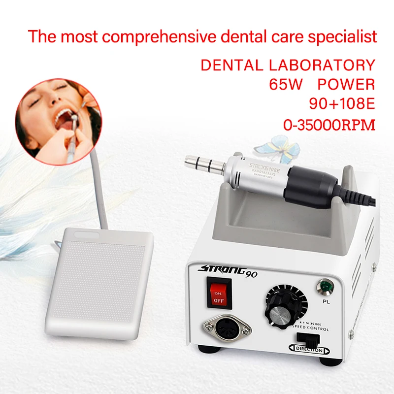 Clinic motor strong 90 35000rpm instrument clinic laboratory polishing machine handpiece with high rotation pen
Clinic motor strong 90 35000rpm instrument clinic laboratory polishing machine handpiece with high rotation pen
