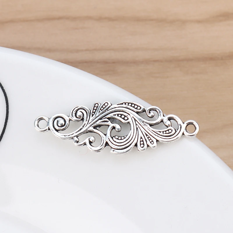 50 Pieces Tibetan Silver Phoenix Connector Charms Pendants for DIY Bracelet Necklace Jewelry Making Accessories 30x10mm
50 Pieces Tibetan Silver Phoenix Connector Charms Pendants for DIY Bracelet Necklace Jewelry Making Accessories 30x10mm