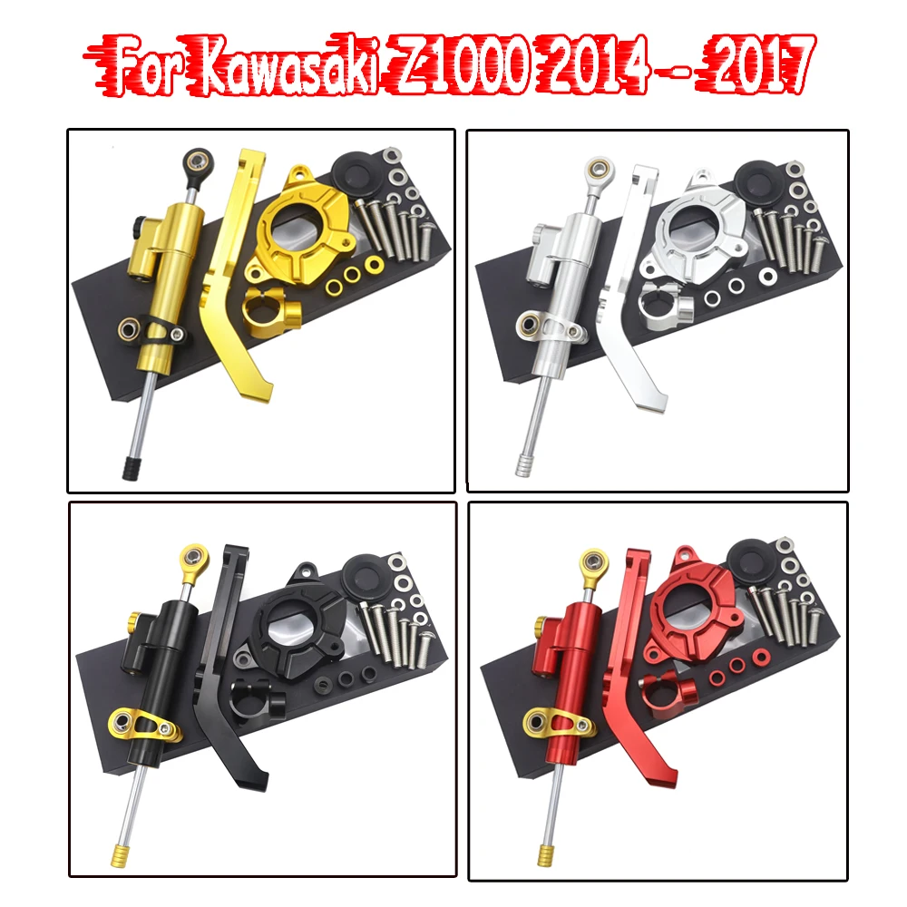 Motorcycle Steering Stabilize Damper Bracket Mount Steering Damper Kit For Kawasaki Z1000 Z 1000 2014-2019 2018 2017 2016 2015
Motorcycle Steering Stabilize Damper Bracket Mount Steering Damper Kit For Kawasaki Z1000 Z 1000 2014-2019 2018 2017 2016 2015