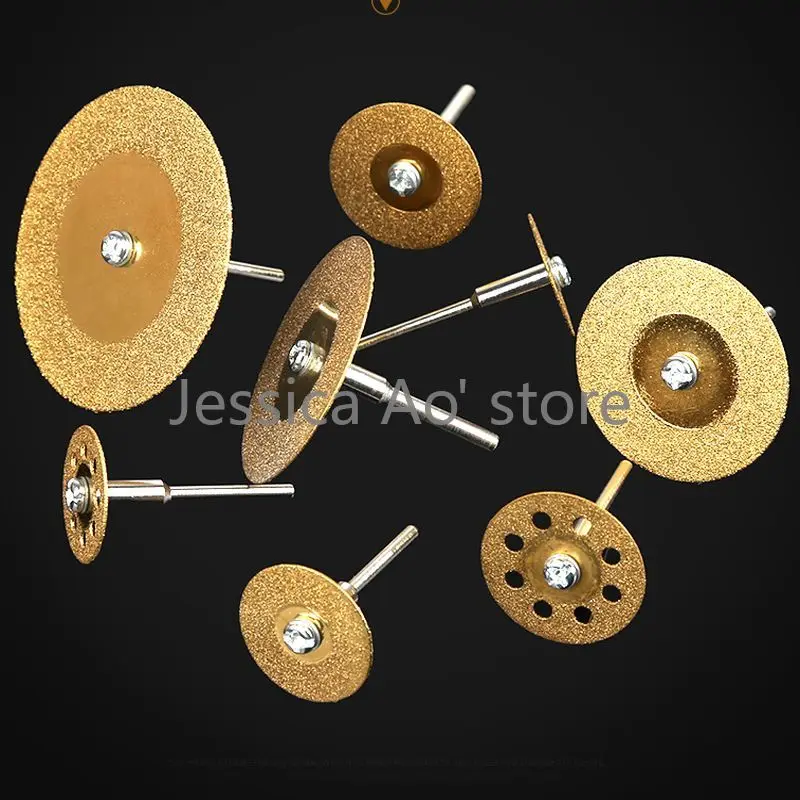 10pcs 16-60mm Diamond Saw Blade Ti-coated Power Tool Cutting Blades Electric Mill Grinding Wheel Thin Disc with Shank
10pcs 16-60mm Diamond Saw Blade Ti-coated Power Tool Cutting Blades Electric Mill Grinding Wheel Thin Disc with Shank
